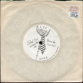 school ties - "screw you" b/w "no future"